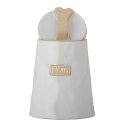 Bloomingville Bandit Leckerlidose mit Deckel aus Steingut