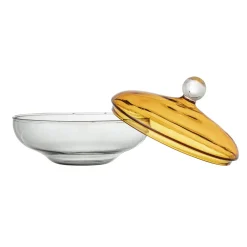 Bloomingville Behälter Danni flach aus Glas