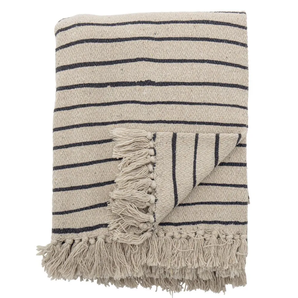 Bloomingville Überwurf Eia gestreift