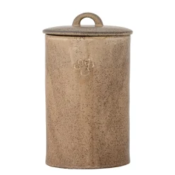 Bloomingville Buddy Gefäß mit Deckel aus Steingut