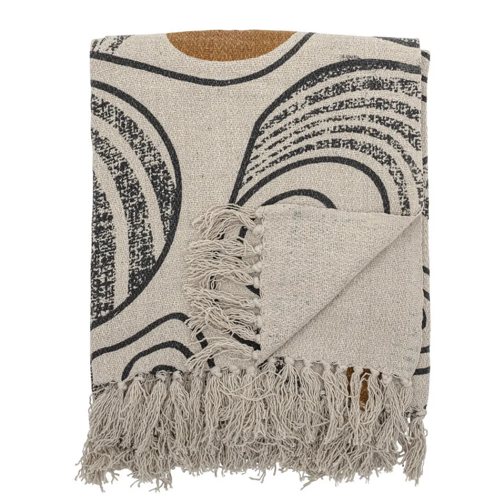 Bloomingville Decke, Überwurf Giano recycelte Baumwolle