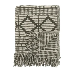 Bloomingville Decke Gutte aus recycelter Baumwolle