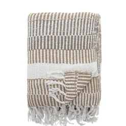 Bloomingville Decke Isnel aus recycelter Baumwolle