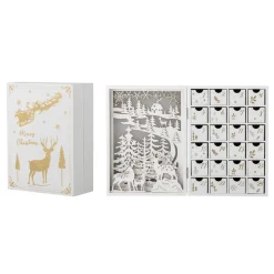 Bloomingville Elimar Adventskalender mit Licht