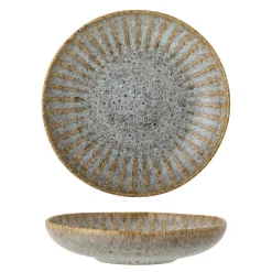 Bloomingville Fleur Nudelteller, Natur, Steingut