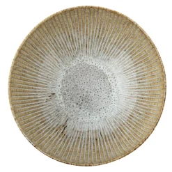 Bloomingville Fleur Schale, Natur, Steingut