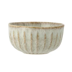 Bloomingville Fleur Schale hoch, Natur, Steingut