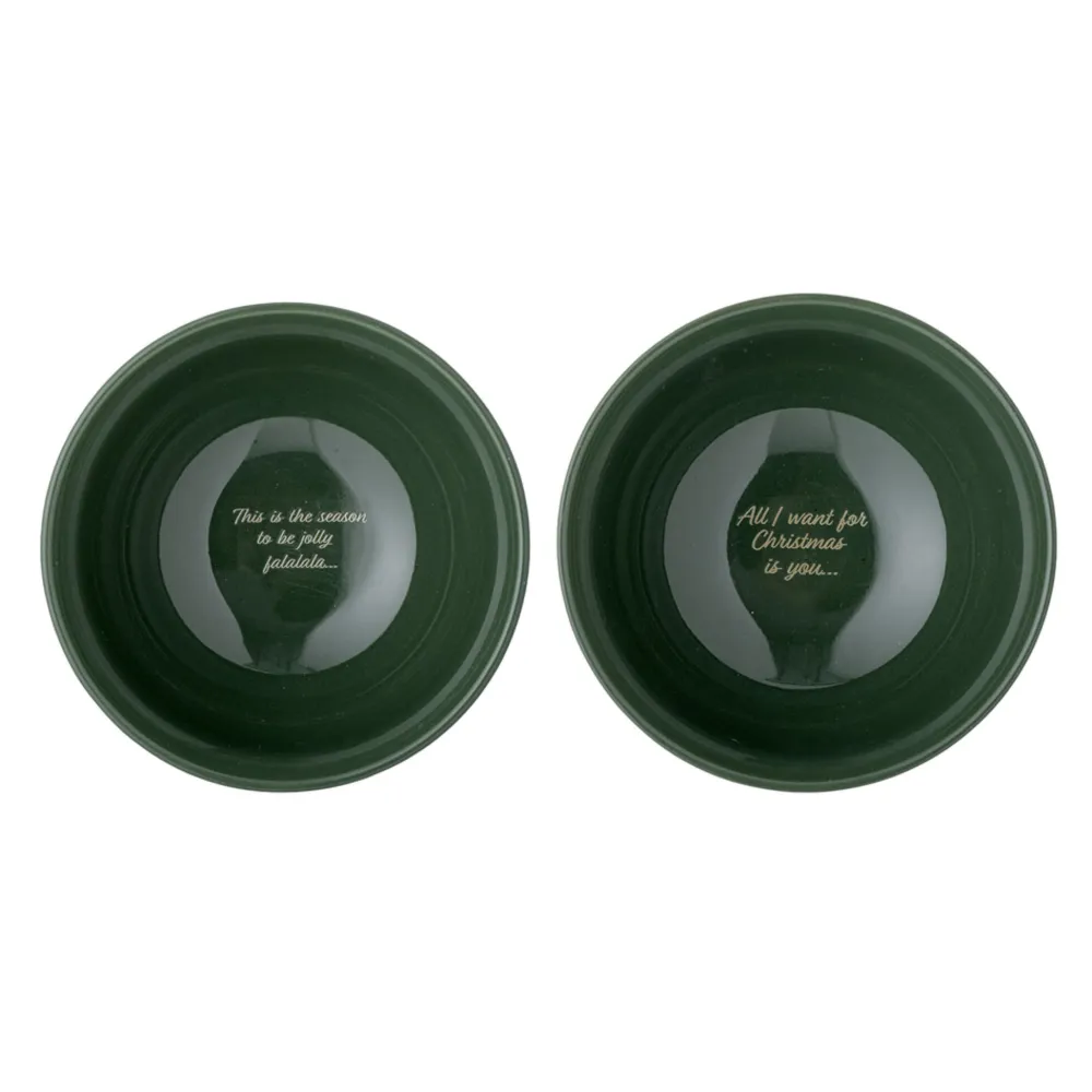 Bloomingville Grazia Schale aus Steingut, 2er Set