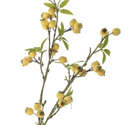 Bloomingville Hawthorn Zweig, Gelb, Künstliche Blume