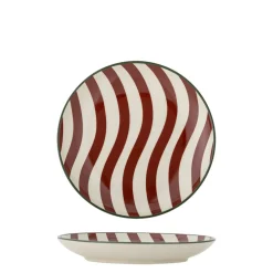 Bloomingville Jolly Teller Rot aus Steingut