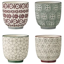 Bloomingville Karine Becher, 4er, Steingut