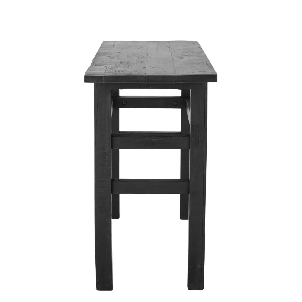 Bloomingville Konsolentisch Riber, Schwarz, Recyceltes Holz