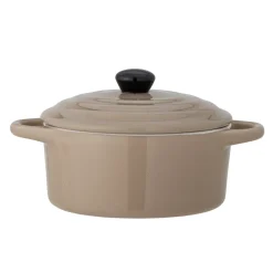 Bloomingville Ofenform Thanos mit Deckel aus Steingut