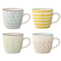 Bloomingville Patrizia Tasse, 4er, Steingut