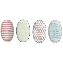 Bloomingville Patrizia Teller, Oval, 4er