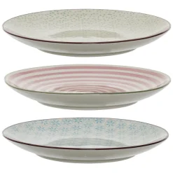 Bloomingville Patrizia Teller, 3er, Steingut