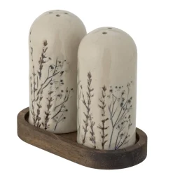 Bloomingville Salz und Pfefferset Bea aus Steingut