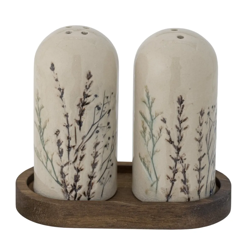 Bloomingville Salz und Pfefferset Bea aus Steingut