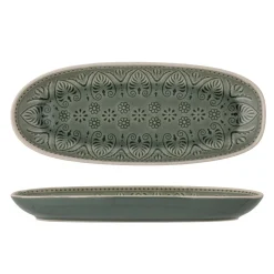 Bloomingville Servierplatte Rani, länglich, Steingut