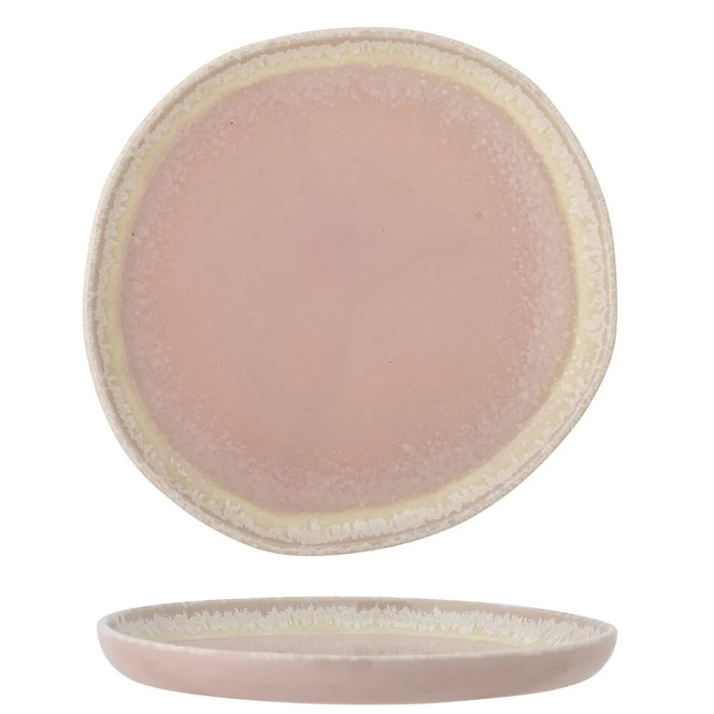 Bloomingville Teller Louisa in Rose aus Steingut