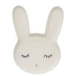 Kinder Bloomingville Teller Smilla Hase aus Steingut