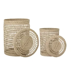 Bloomingville Wäschekorb Connie 2er Set