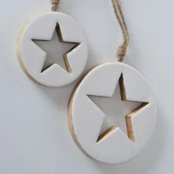 Boltze Dekoanhänger Thiva 2-teilig