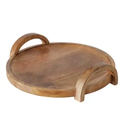 Boltze Dekotablett aus Mangoholz Julina