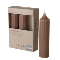 Boltze Dicke Stabkerzen Riffly Ø 3,5 cm, 3er Set