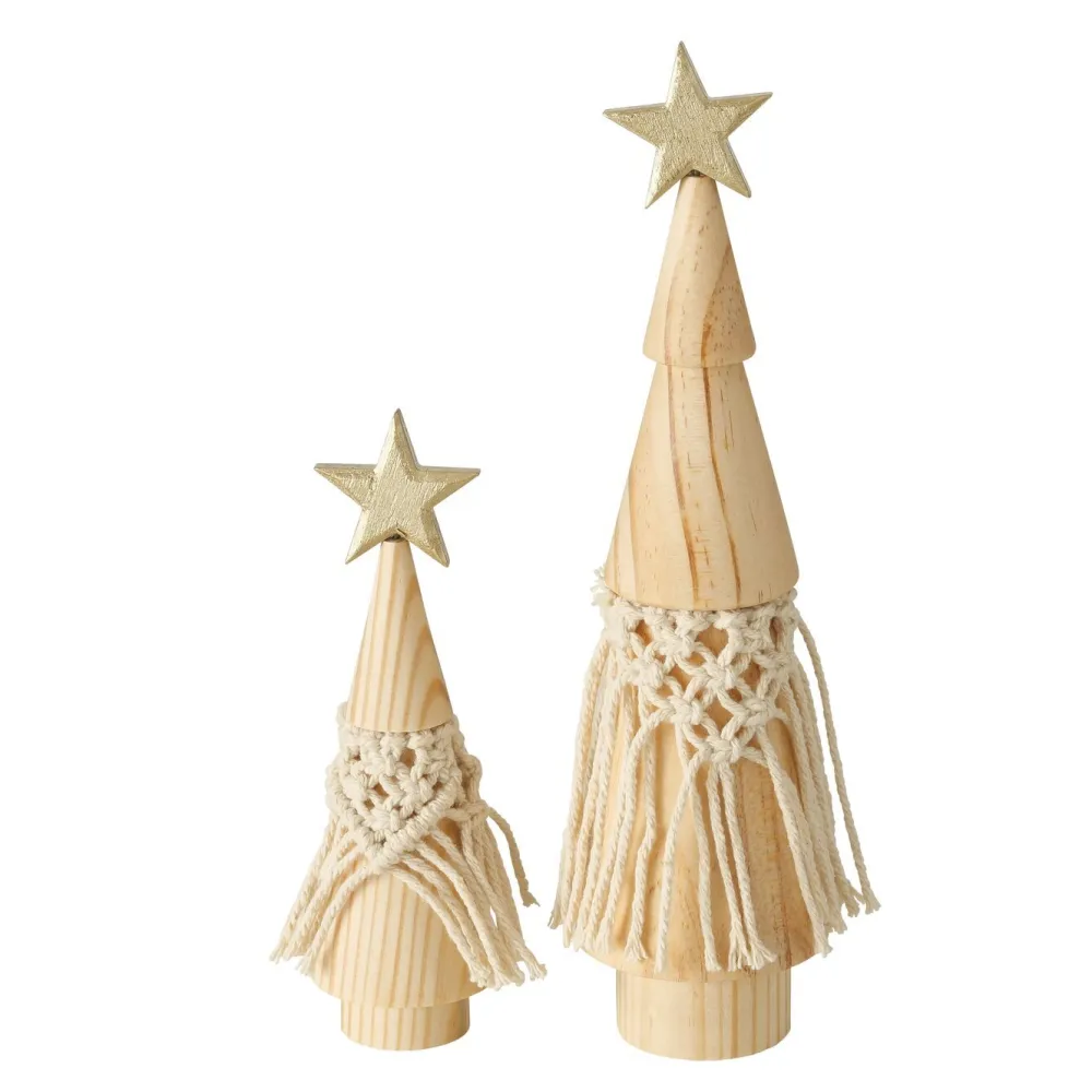 Boltze 2er Set Dekoaufsteller Bohio