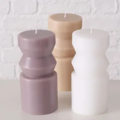 Boltze 3er Set Kerze in Sonderformen