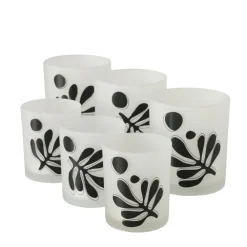 Boltze 2er Set Teelichtglas Matty