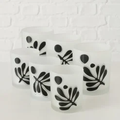 Boltze 2er Set Teelichtglas Matty