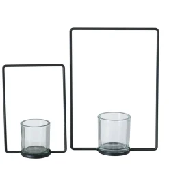 Boltze 2er Set Teelichthalter Franjo