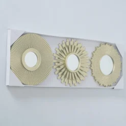 Boltze 3er Set Wandspiegel Lexi