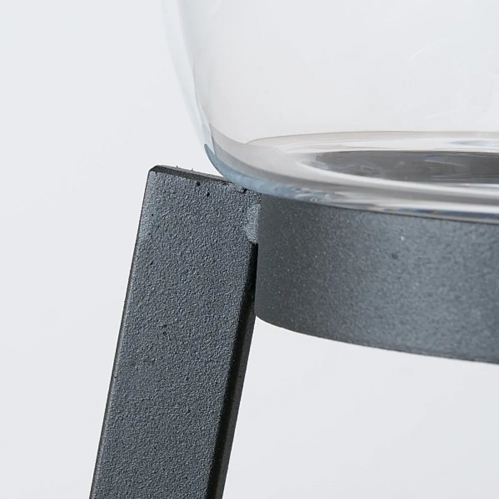 Boltze 2er Set Windlicht Sola mit Ständer