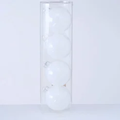 Boltze Große Weihnachtskugeln Ø 10 cm, 4 tlg