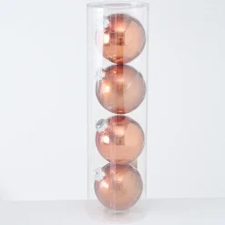 Boltze Große Weihnachtskugeln Ø 10 cm, 4 tlg