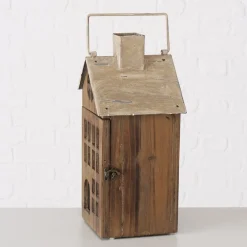 Boltze Holz Laterne Marling, 2 tlg