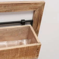 Boltze Holz Pflanzkisten für die Wand Übertopf Aneta