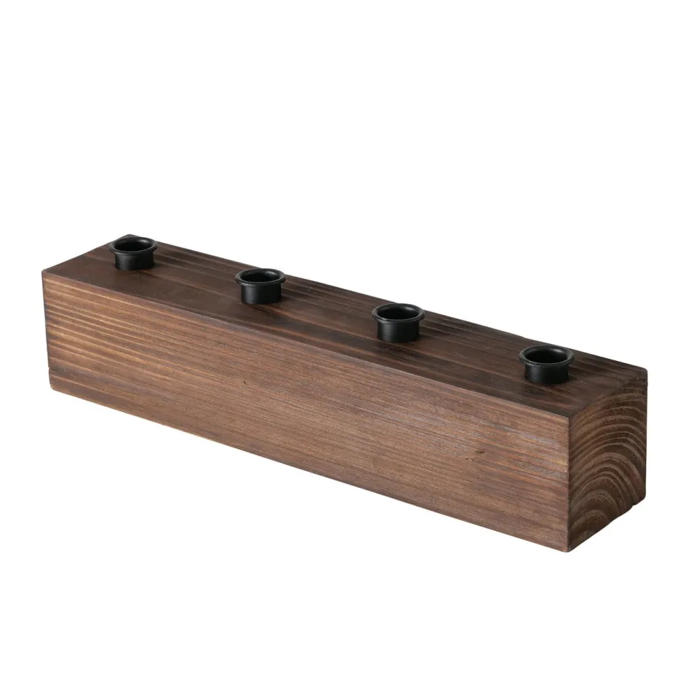 Boltze Kerzenleuchter Rustik länglich