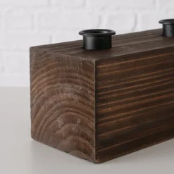 Boltze Kerzenleuchter Rustik länglich