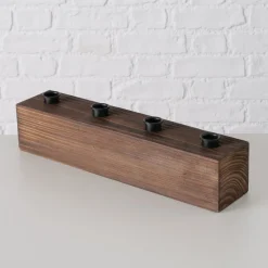 Boltze Kerzenleuchter Rustik länglich