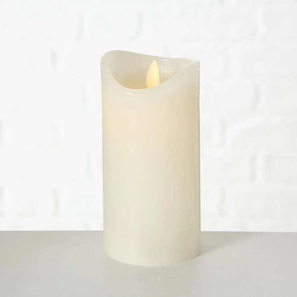 Boltze LED Kerze Bino mit Timer und Swing Flame