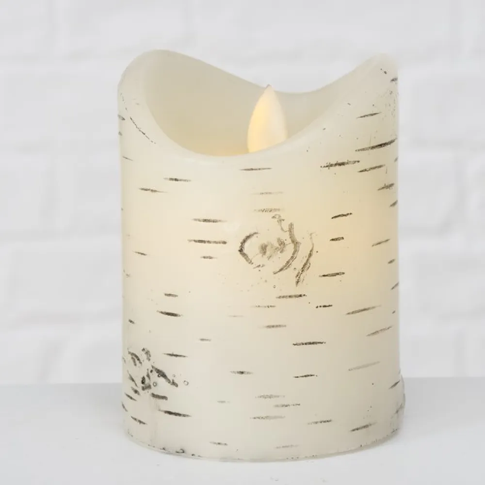 Boltze LED Kerze Birke