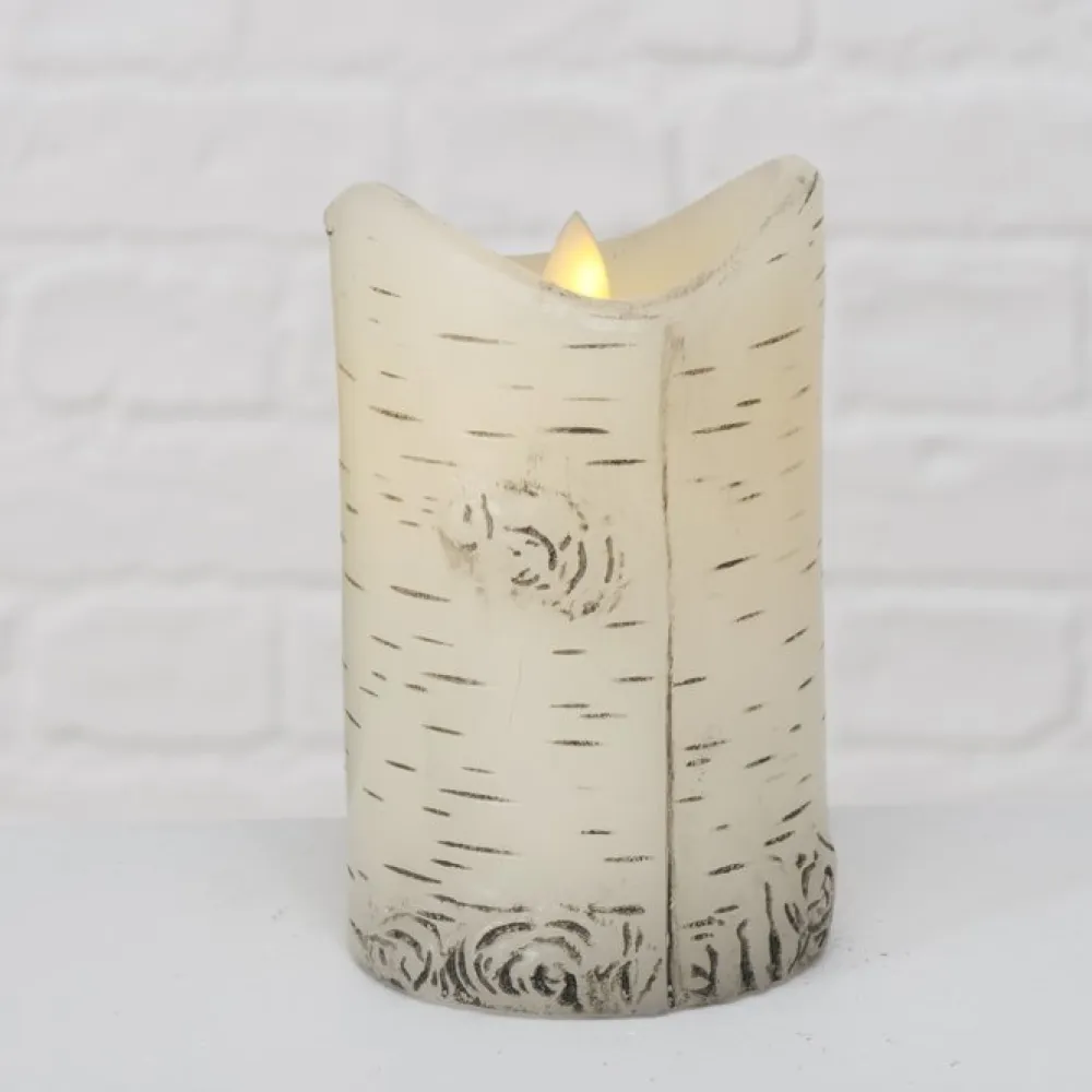 Boltze LED Kerze Birke