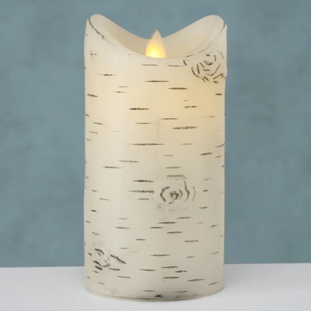 Boltze LED Kerze Birke