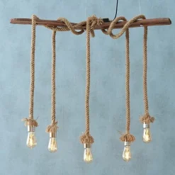 Boltze Pendelleuchte Toko Jute