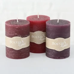 Boltze Stumpenkerze 3er