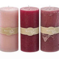Boltze Stumpenkerze 3er